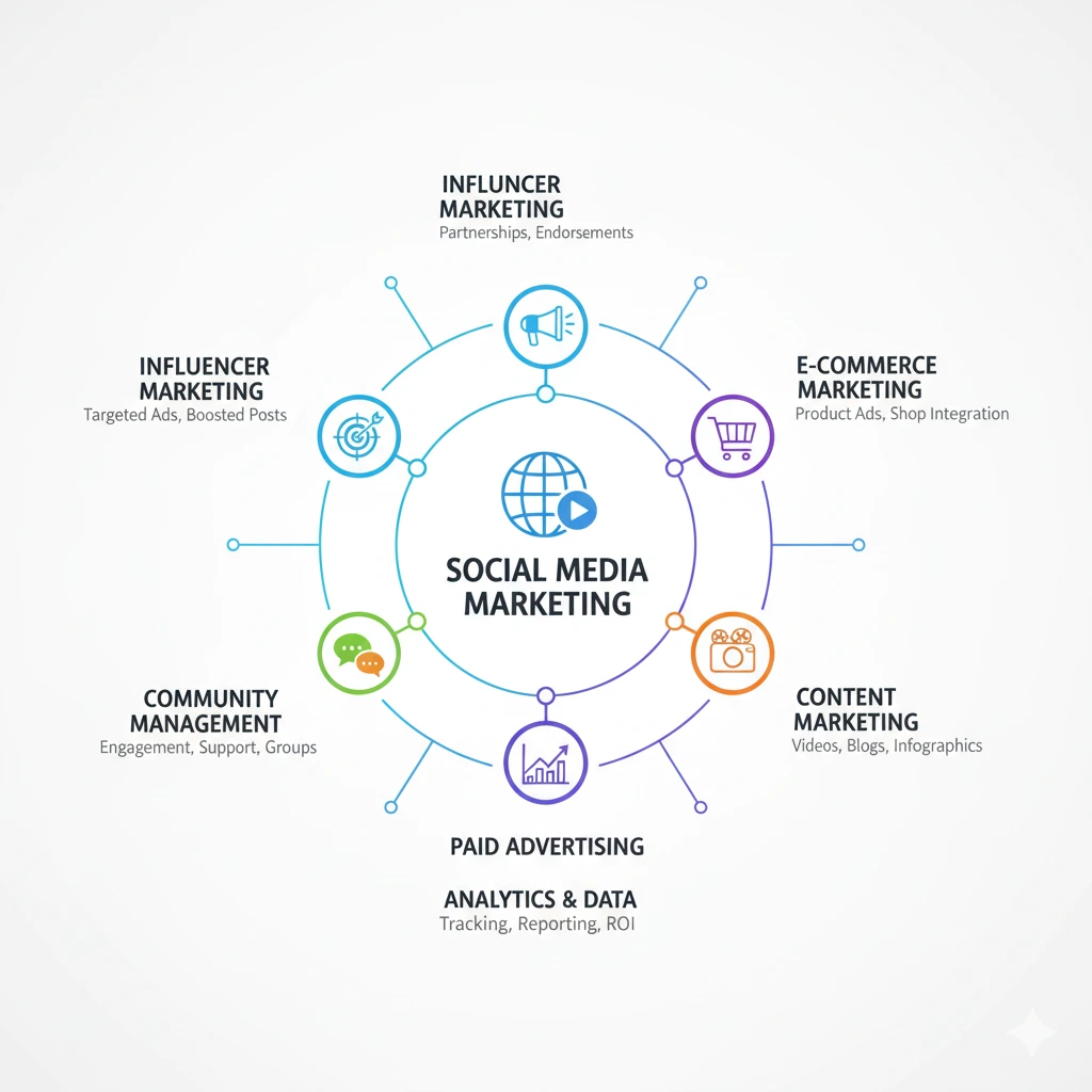 types of social media marketing